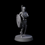 Civilian Skeleton C Miniature for Dungeons and Dragons, Pathfinder or other TTRPGs