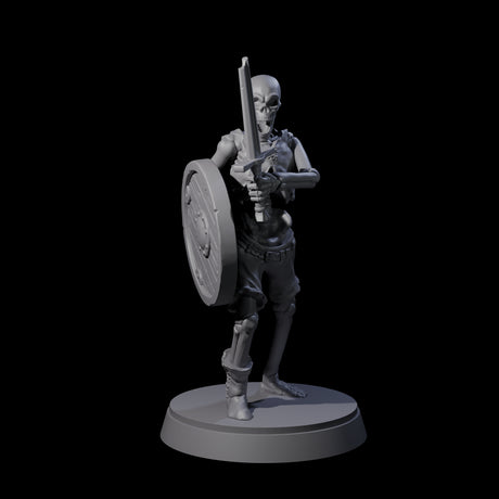 Civilian Skeleton C Miniature for Dungeons and Dragons, Pathfinder or other TTRPGs