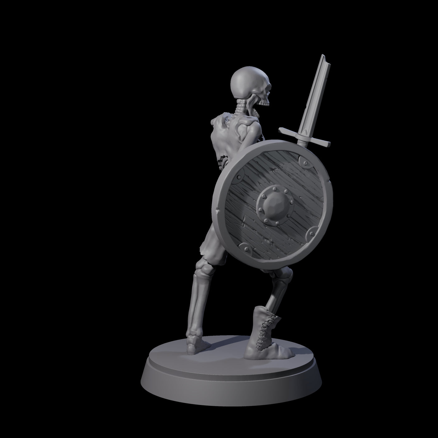 Civilian Skeleton C Miniature for Dungeons and Dragons, Pathfinder or other TTRPGs