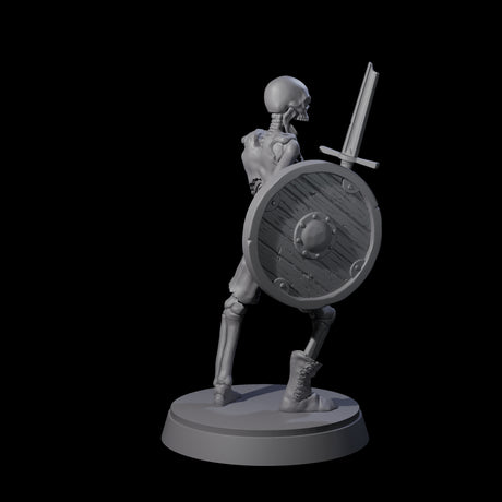 Civilian Skeleton C Miniature for Dungeons and Dragons, Pathfinder or other TTRPGs
