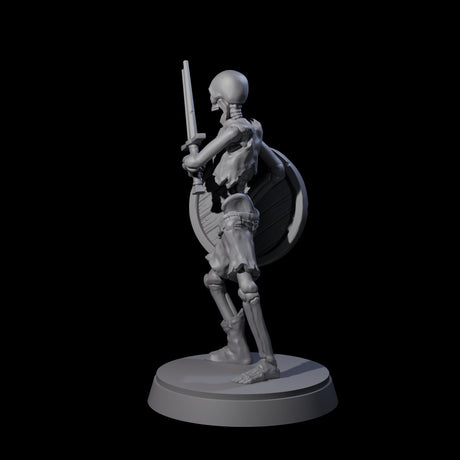 Civilian Skeleton C Miniature for Dungeons and Dragons, Pathfinder or other TTRPGs