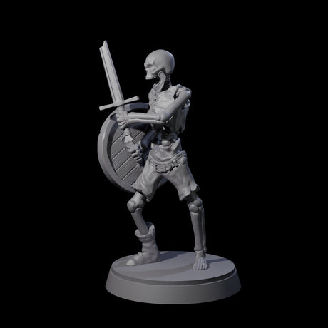 Civilian Skeleton C Miniature for Dungeons and Dragons, Pathfinder or other TTRPGs
