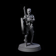 Civilian Skeleton C Miniature for Dungeons and Dragons, Pathfinder or other TTRPGs