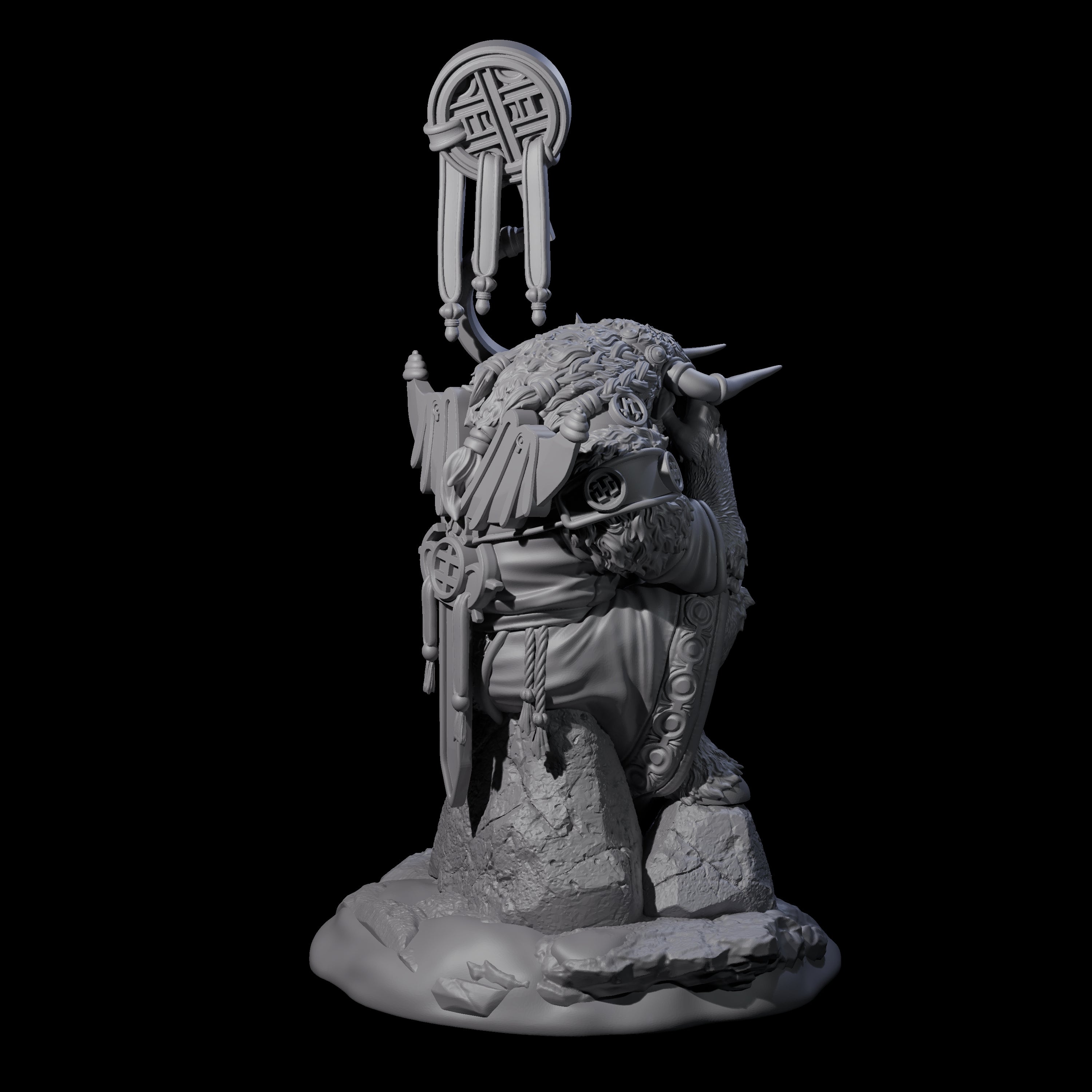 Civilised Yakfolk A Miniature for Dungeons and Dragons, Pathfinder or other TTRPGs