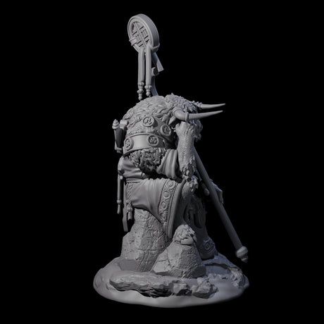 Civilised Yakfolk A Miniature for Dungeons and Dragons, Pathfinder or other TTRPGs