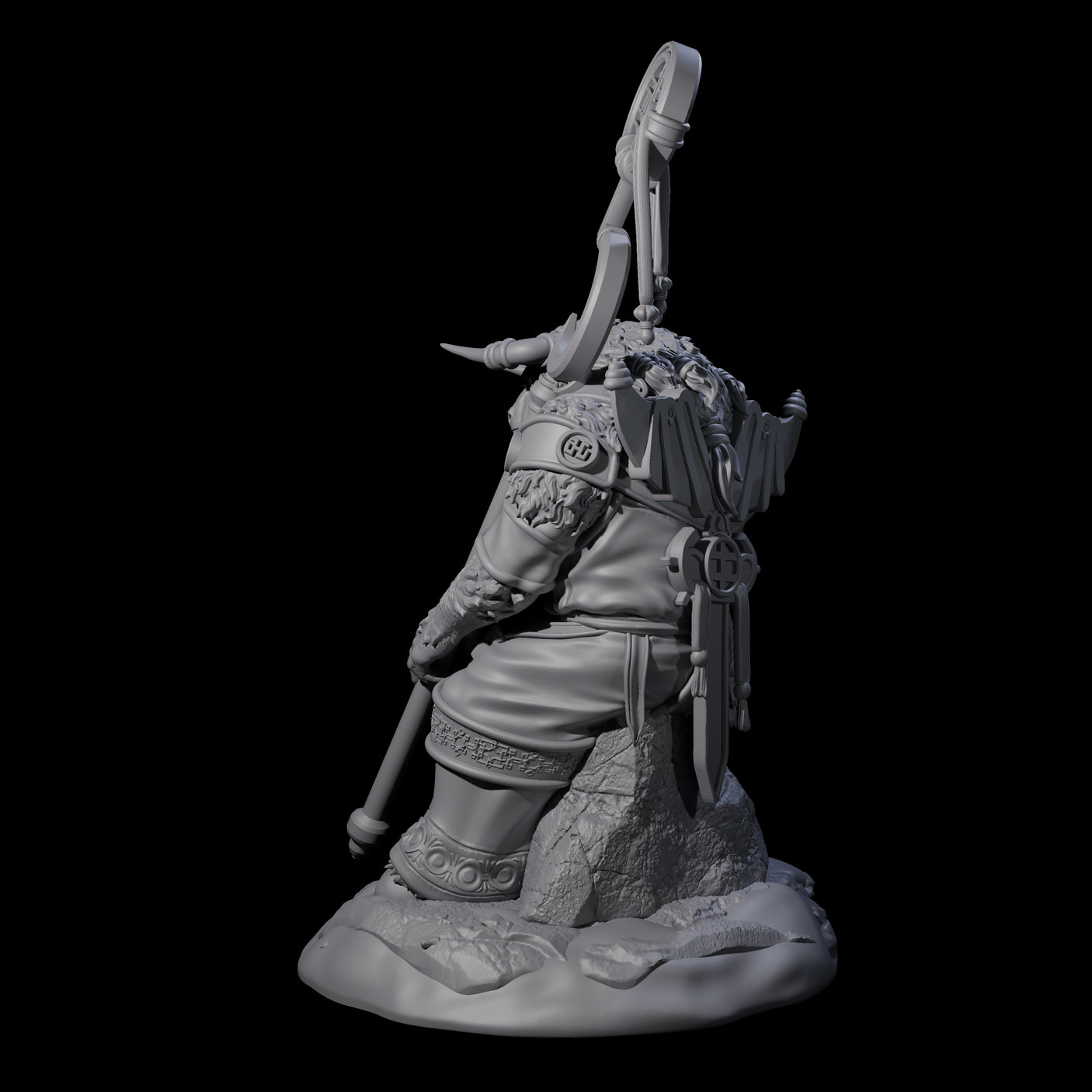 Civilised Yakfolk A Miniature for Dungeons and Dragons, Pathfinder or other TTRPGs