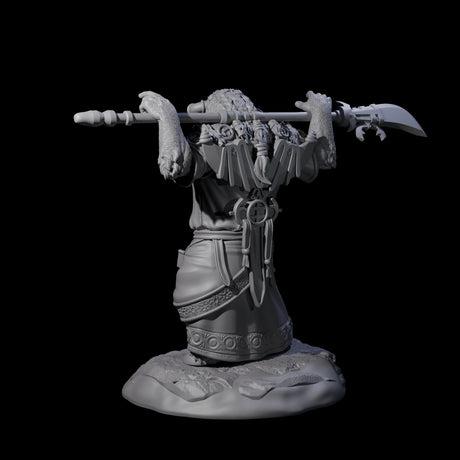 Civilised Yakfolk D Miniature for Dungeons and Dragons, Pathfinder or other TTRPGs