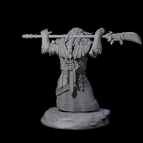 Civilised Yakfolk D Miniature for Dungeons and Dragons, Pathfinder or other TTRPGs