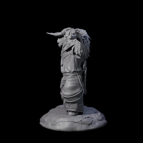 Civilised Yakfolk D Miniature for Dungeons and Dragons, Pathfinder or other TTRPGs
