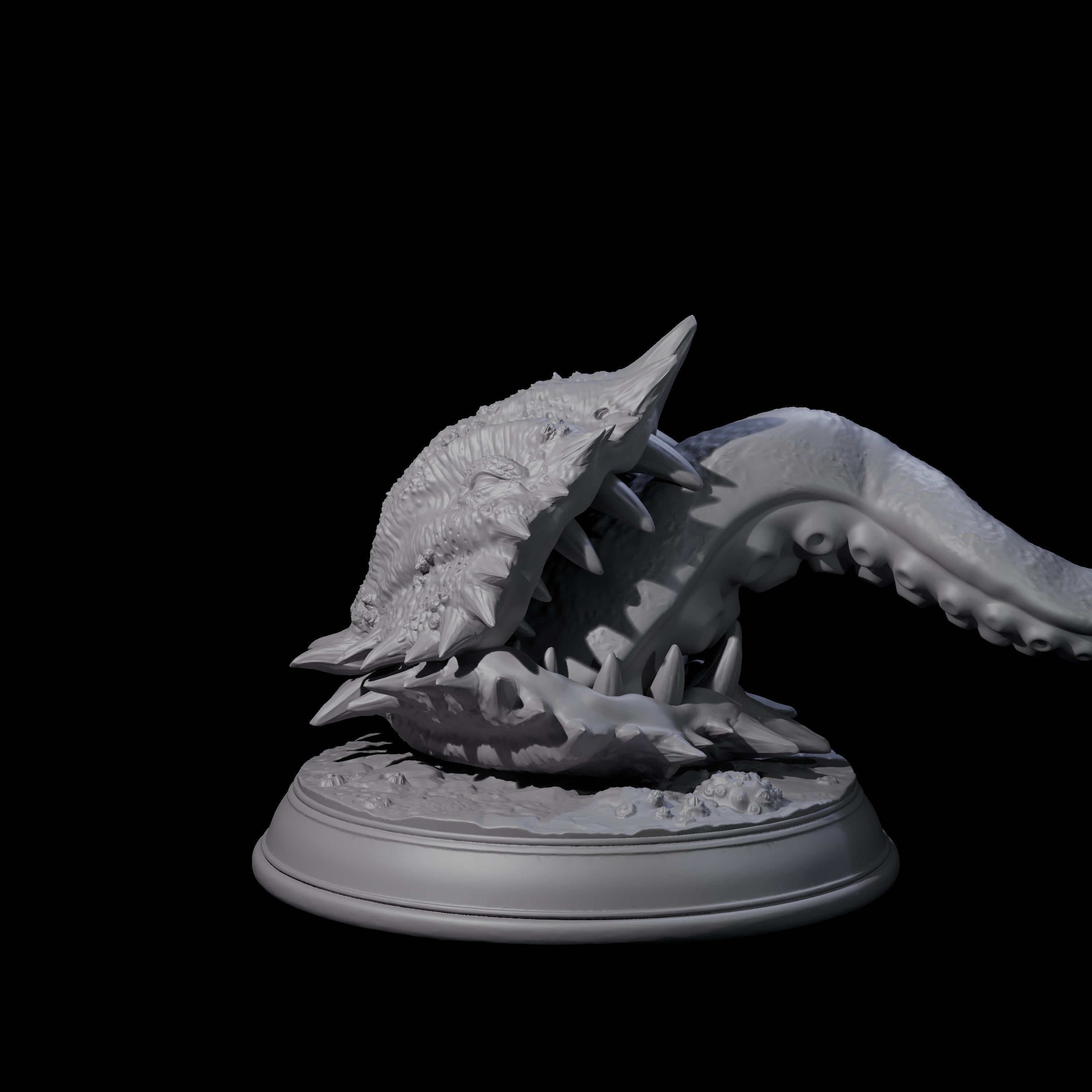 Clam Mimic Miniature for Dungeons and Dragons, Pathfinder or other TTRPGs