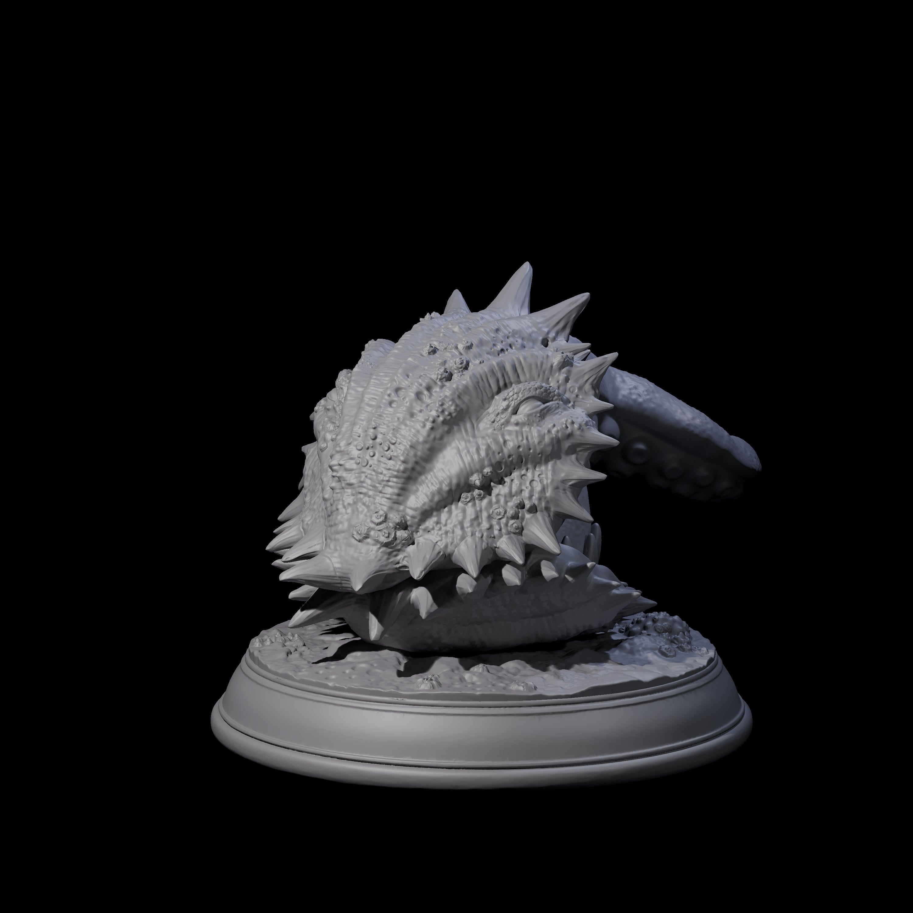 Clam Mimic Miniature for Dungeons and Dragons, Pathfinder or other TTRPGs