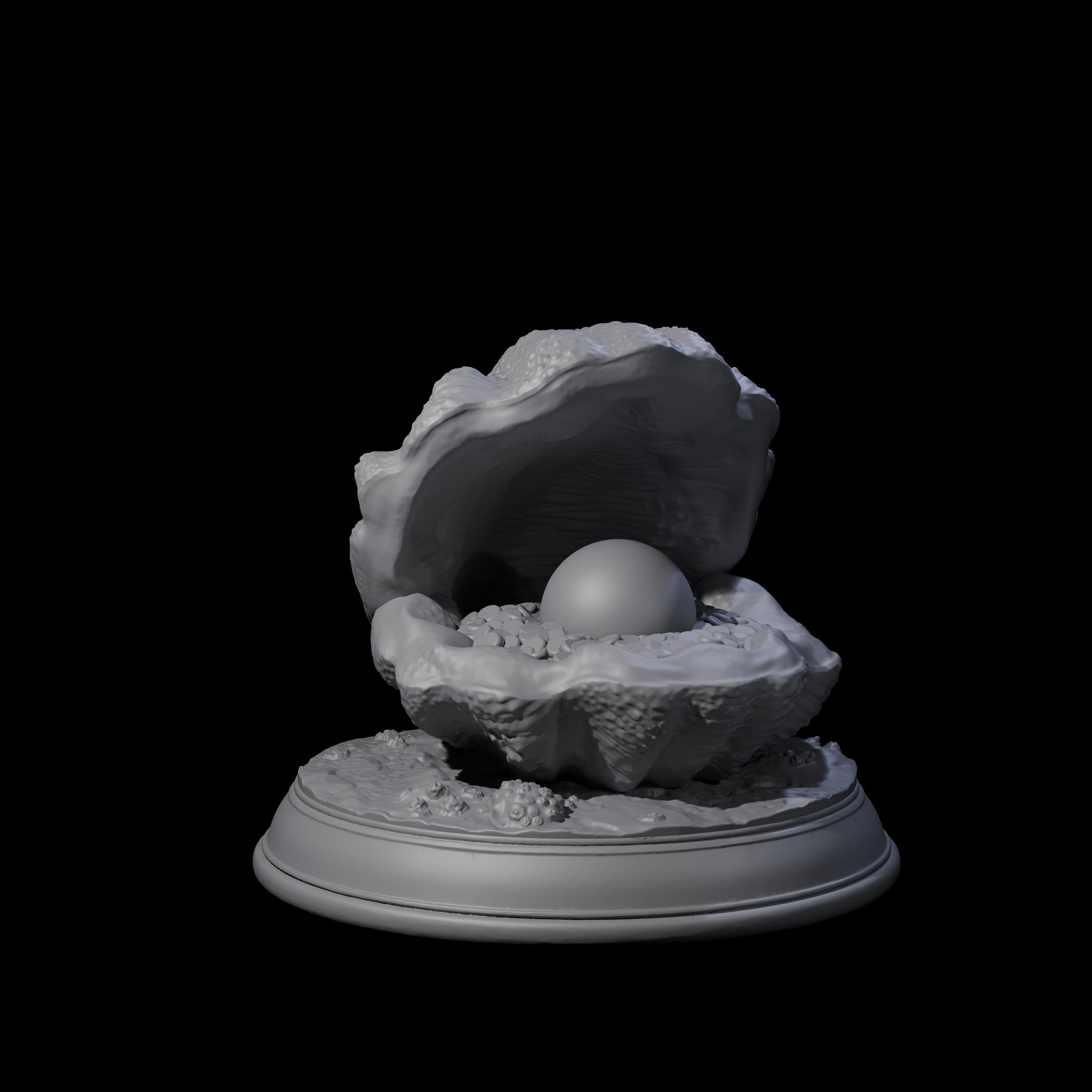 Clam Mimic Miniature for Dungeons and Dragons, Pathfinder or other TTRPGs