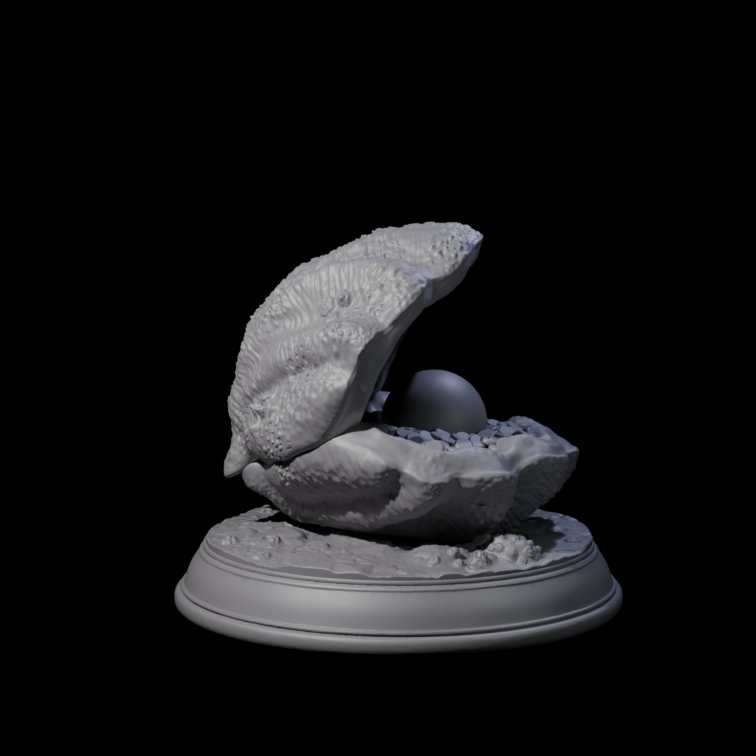 Clam Mimic Miniature for Dungeons and Dragons, Pathfinder or other TTRPGs