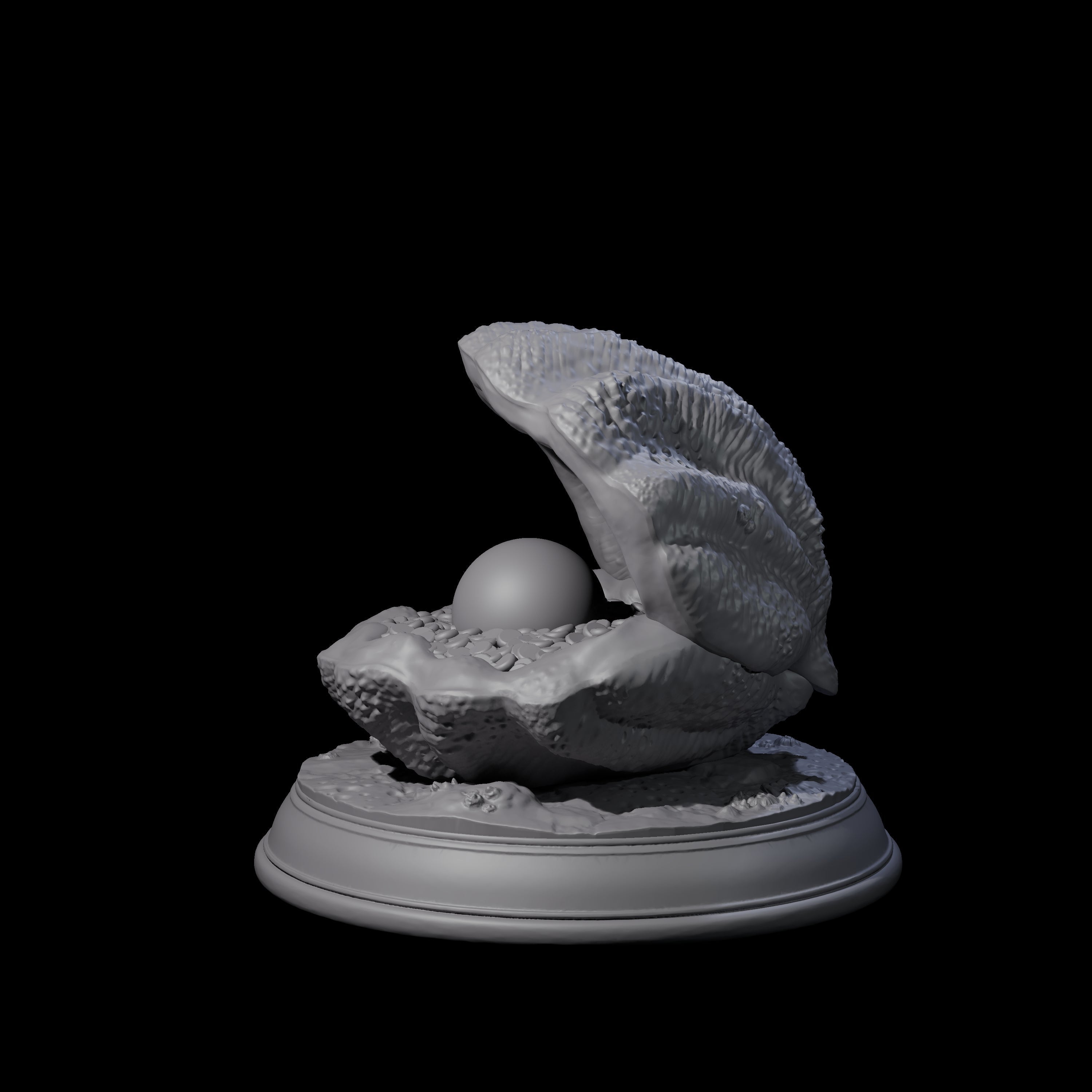 Clam Mimic Miniature for Dungeons and Dragons, Pathfinder or other TTRPGs