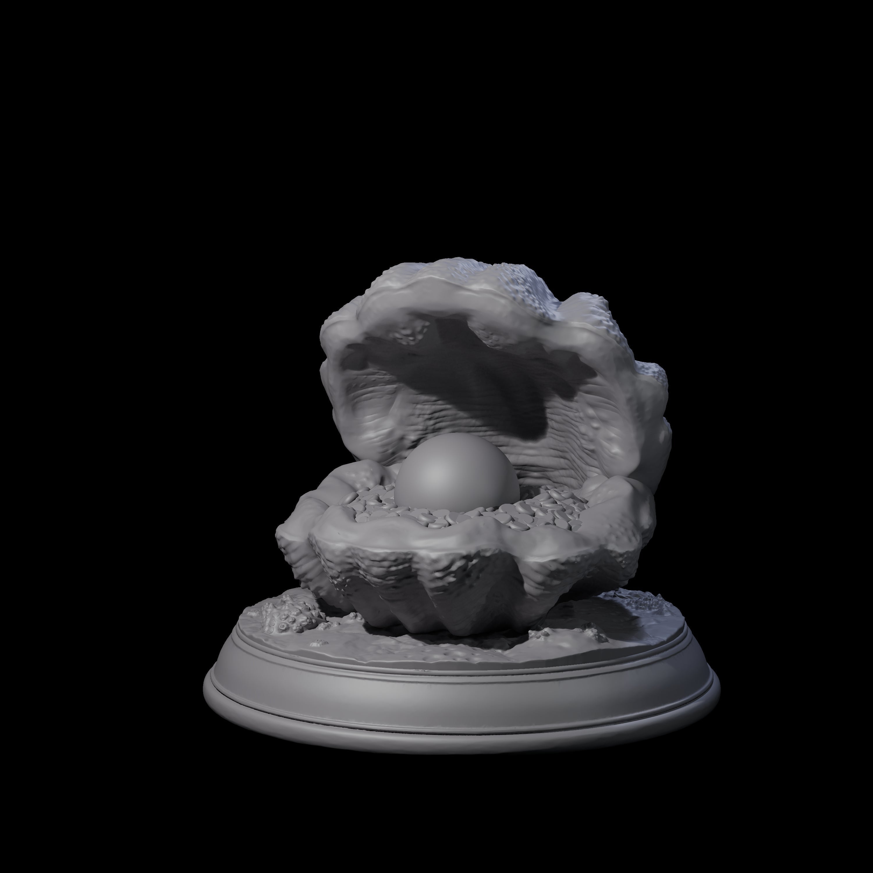 Clam Mimic Miniature for Dungeons and Dragons, Pathfinder or other TTRPGs