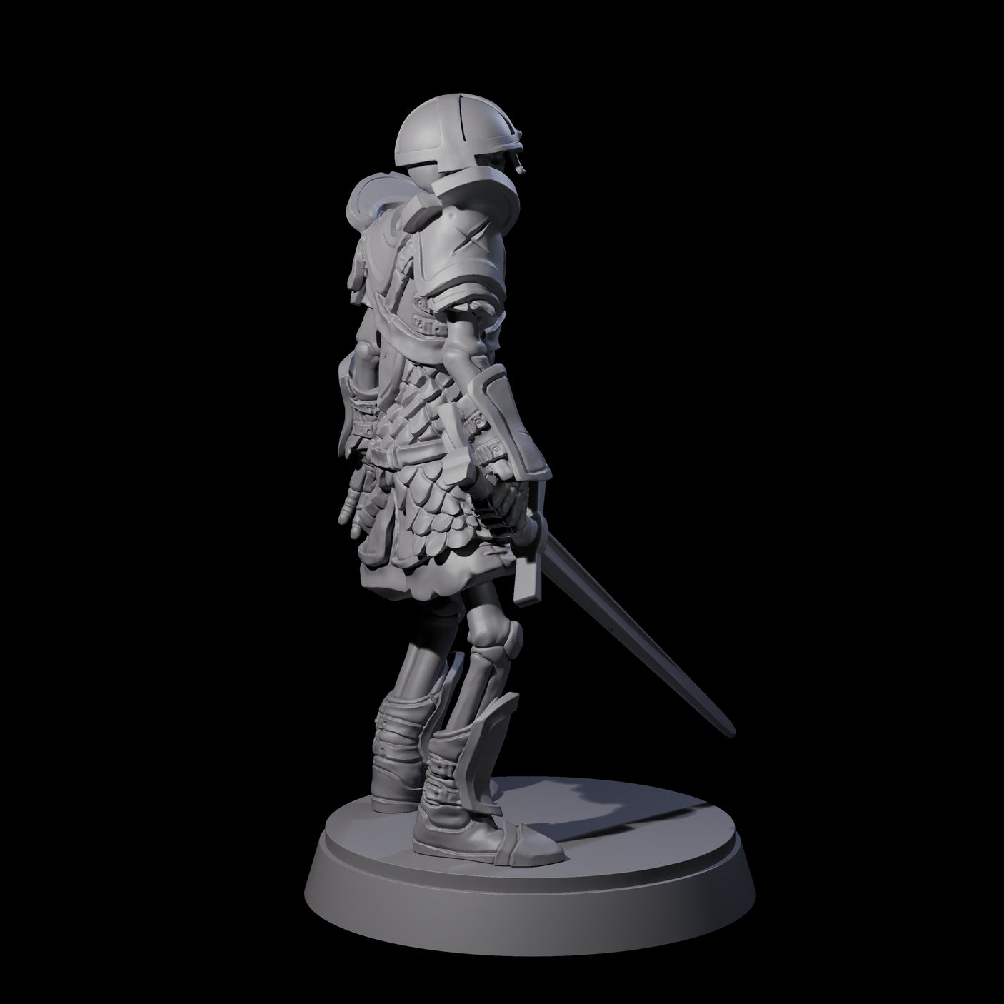 Clanking Armoured Skeleton A Miniature for Dungeons and Dragons, Pathfinder or other TTRPGs
