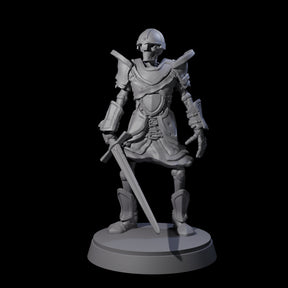 Clanking Armoured Skeleton A Miniature for Dungeons and Dragons, Pathfinder or other TTRPGs