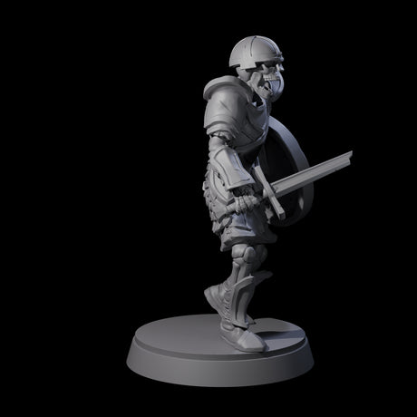 Clanking Armoured Skeleton B Miniature for Dungeons and Dragons, Pathfinder or other TTRPGs