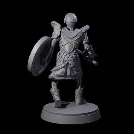 Clanking Armoured Skeleton B Miniature for Dungeons and Dragons, Pathfinder or other TTRPGs
