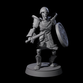 Clanking Armoured Skeleton B Miniature for Dungeons and Dragons, Pathfinder or other TTRPGs
