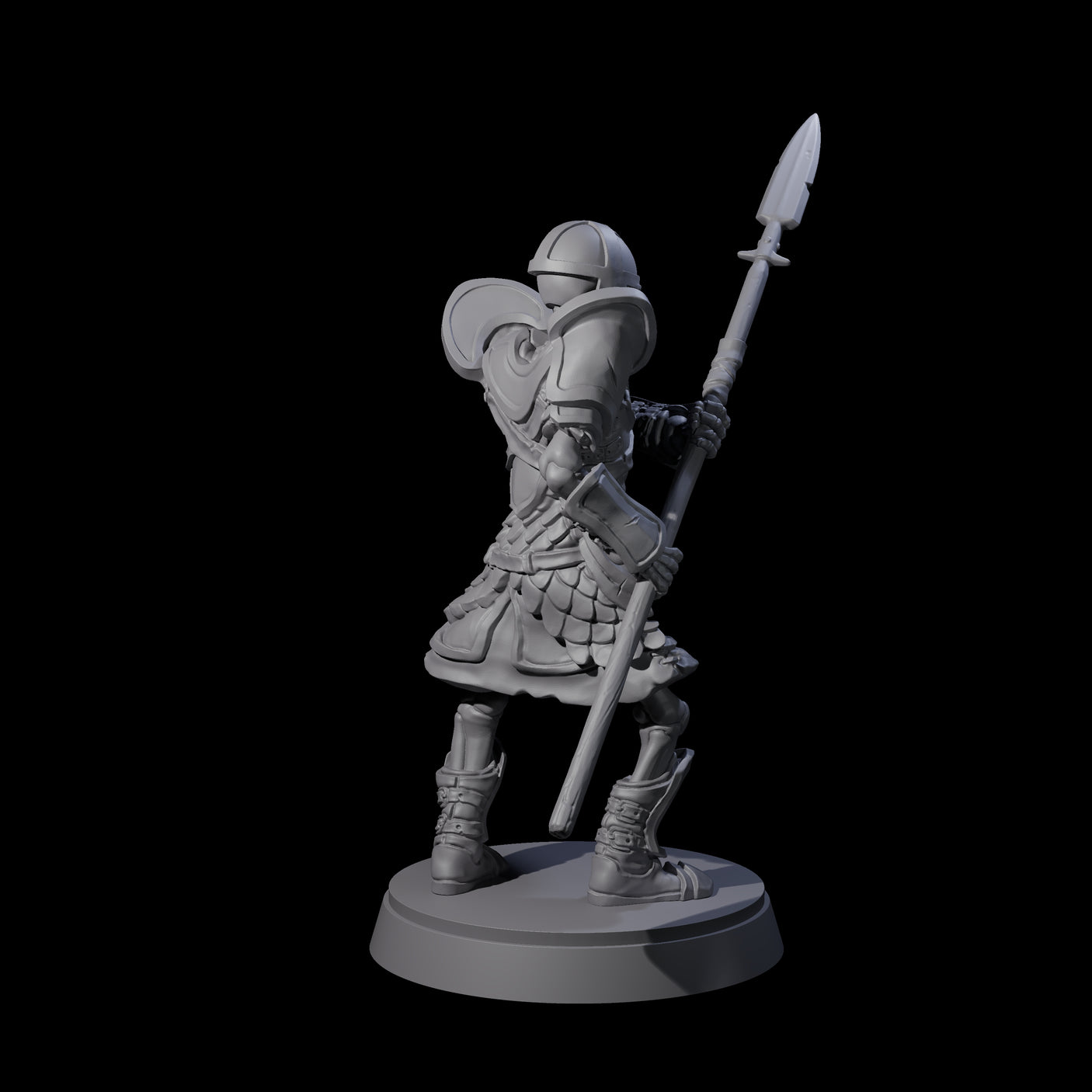 Clanking Armoured Skeleton C Miniature for Dungeons and Dragons, Pathfinder or other TTRPGs