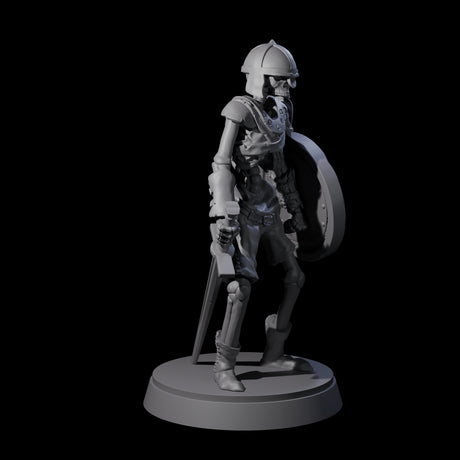 Clanking Armoured Skeleton D Miniature for Dungeons and Dragons, Pathfinder or other TTRPGs