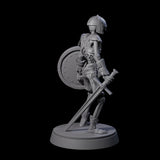 Clanking Armoured Skeleton D Miniature for Dungeons and Dragons, Pathfinder or other TTRPGs