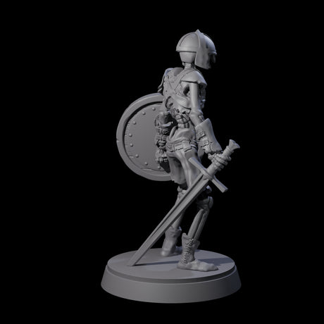 Clanking Armoured Skeleton D Miniature for Dungeons and Dragons, Pathfinder or other TTRPGs