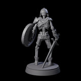 Clanking Armoured Skeleton D Miniature for Dungeons and Dragons, Pathfinder or other TTRPGs