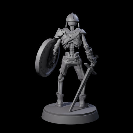 Clanking Armoured Skeleton D Miniature for Dungeons and Dragons, Pathfinder or other TTRPGs
