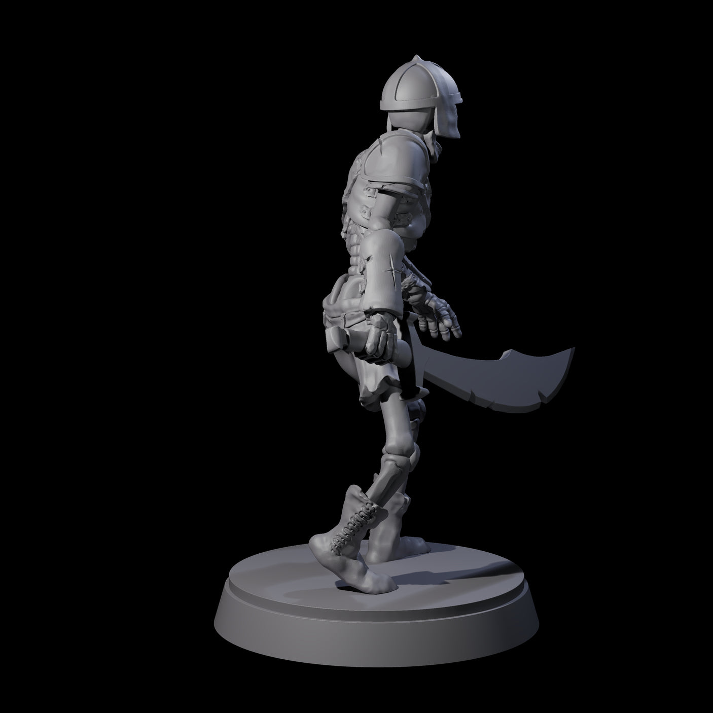 Clanking Armoured Skeleton E Miniature for Dungeons and Dragons, Pathfinder or other TTRPGs