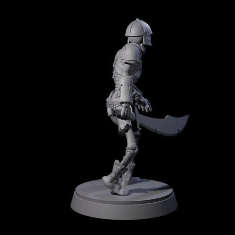 Clanking Armoured Skeleton E Miniature for Dungeons and Dragons, Pathfinder or other TTRPGs
