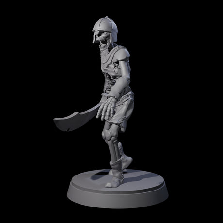 Clanking Armoured Skeleton E Miniature for Dungeons and Dragons, Pathfinder or other TTRPGs