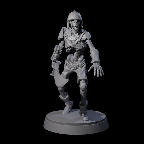 Clanking Armoured Skeleton E Miniature for Dungeons and Dragons, Pathfinder or other TTRPGs