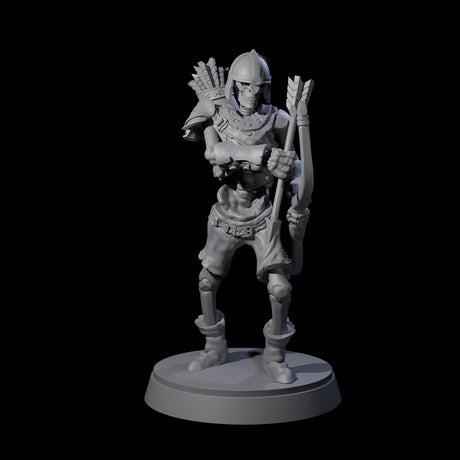 Clanking Armoured Skeleton F Miniature for Dungeons and Dragons, Pathfinder or other TTRPGs
