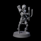Clanking Armoured Skeleton F Miniature for Dungeons and Dragons, Pathfinder or other TTRPGs