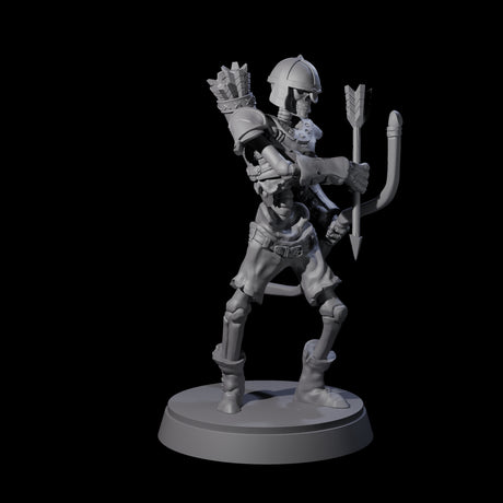 Clanking Armoured Skeleton F Miniature for Dungeons and Dragons, Pathfinder or other TTRPGs