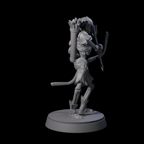 Clanking Armoured Skeleton F Miniature for Dungeons and Dragons, Pathfinder or other TTRPGs