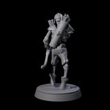 Clanking Armoured Skeleton F Miniature for Dungeons and Dragons, Pathfinder or other TTRPGs