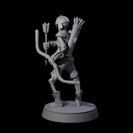 Clanking Armoured Skeleton F Miniature for Dungeons and Dragons, Pathfinder or other TTRPGs