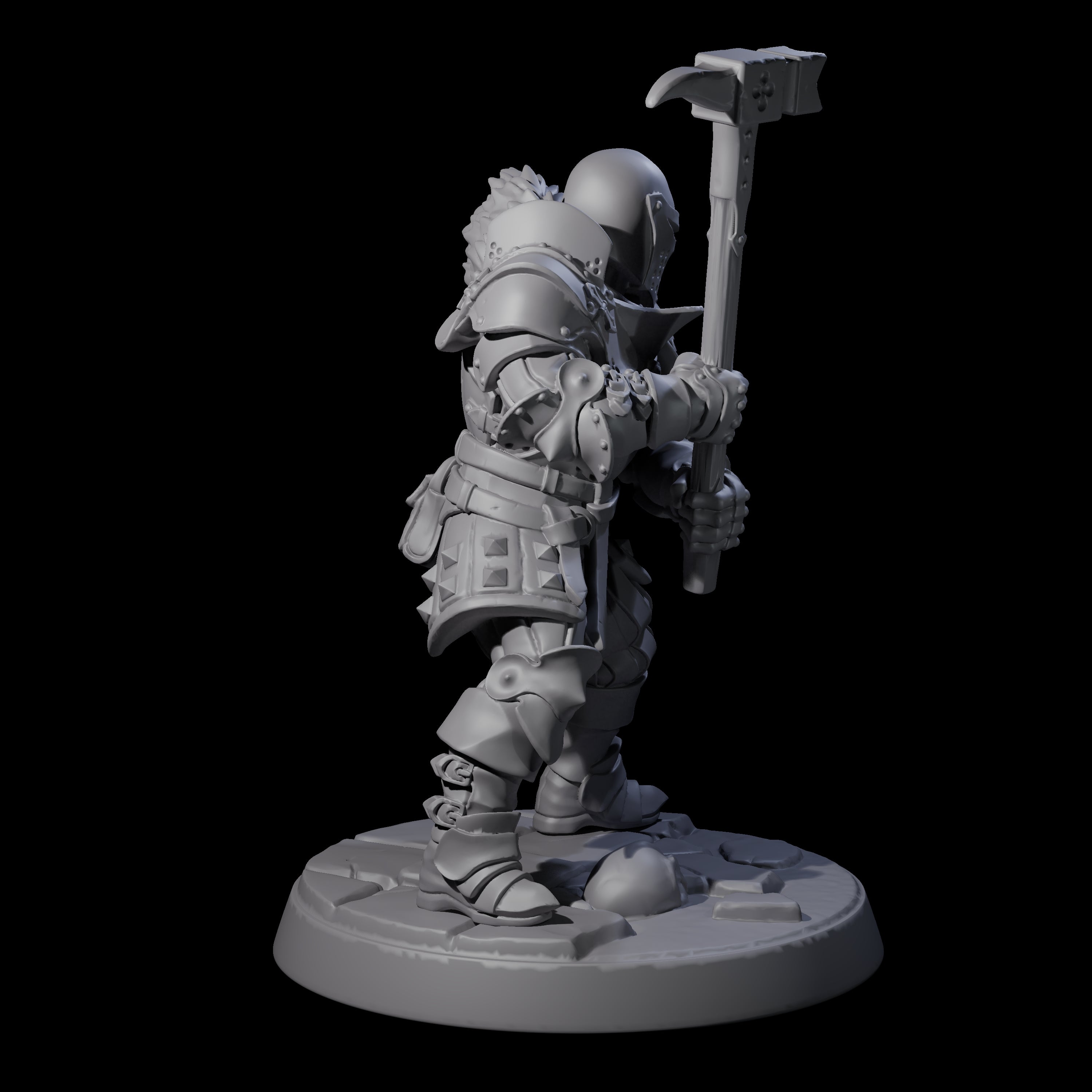 Clanking City Guard A Miniature for Dungeons and Dragons, Pathfinder or other TTRPGs