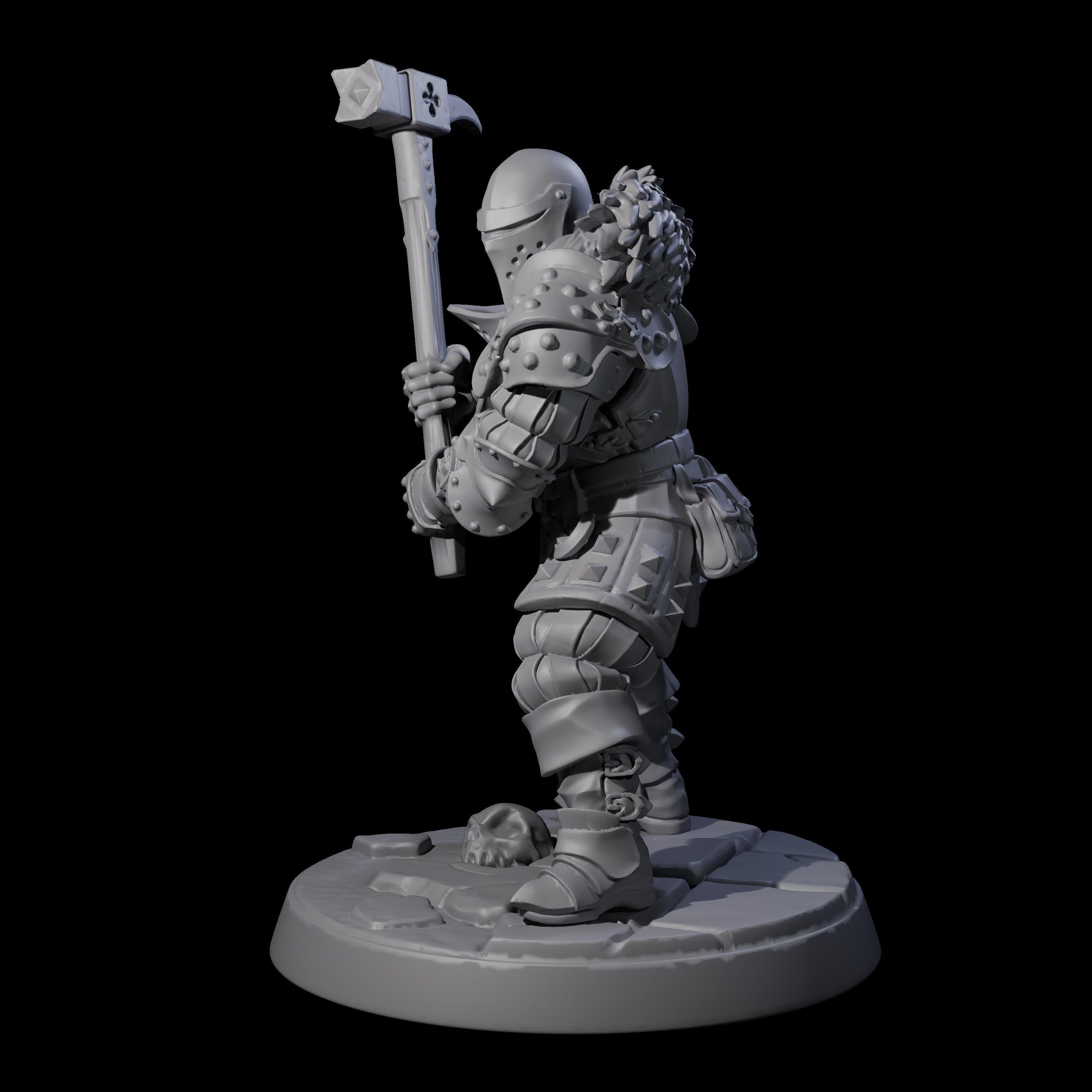 Clanking City Guard A Miniature for Dungeons and Dragons, Pathfinder or other TTRPGs