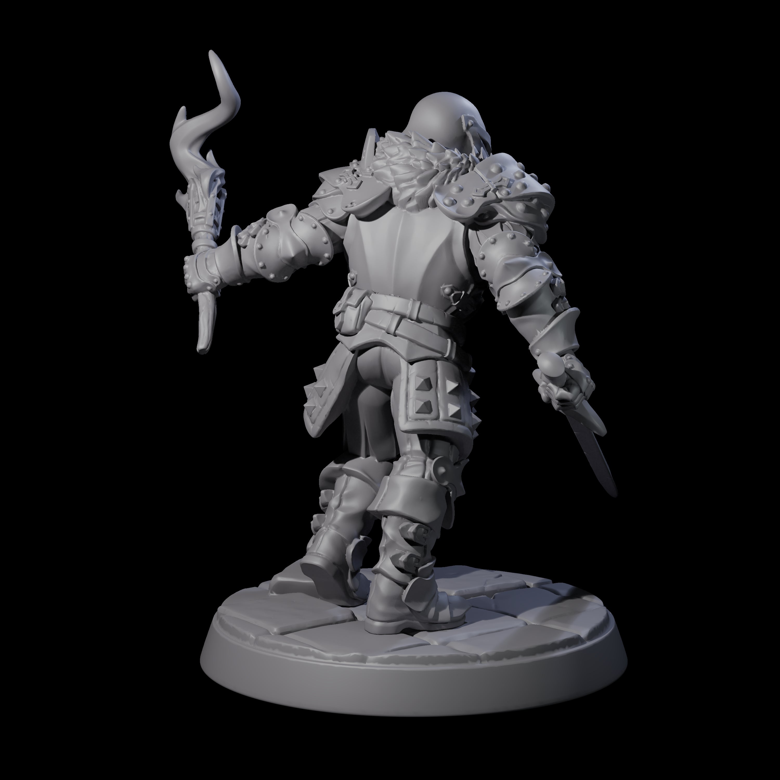 Clanking City Guard B Miniature for Dungeons and Dragons, Pathfinder or other TTRPGs