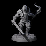 Clanking City Guard B Miniature for Dungeons and Dragons, Pathfinder or other TTRPGs