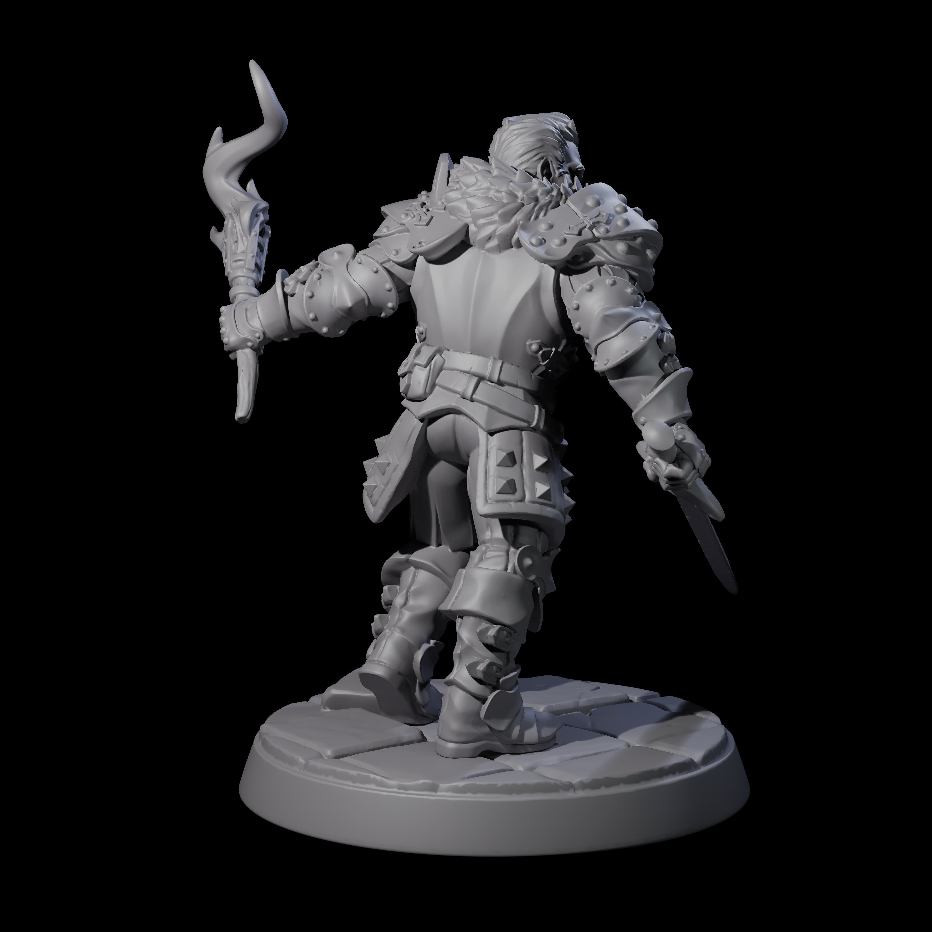 Clanking City Guard B Miniature for Dungeons and Dragons, Pathfinder or other TTRPGs