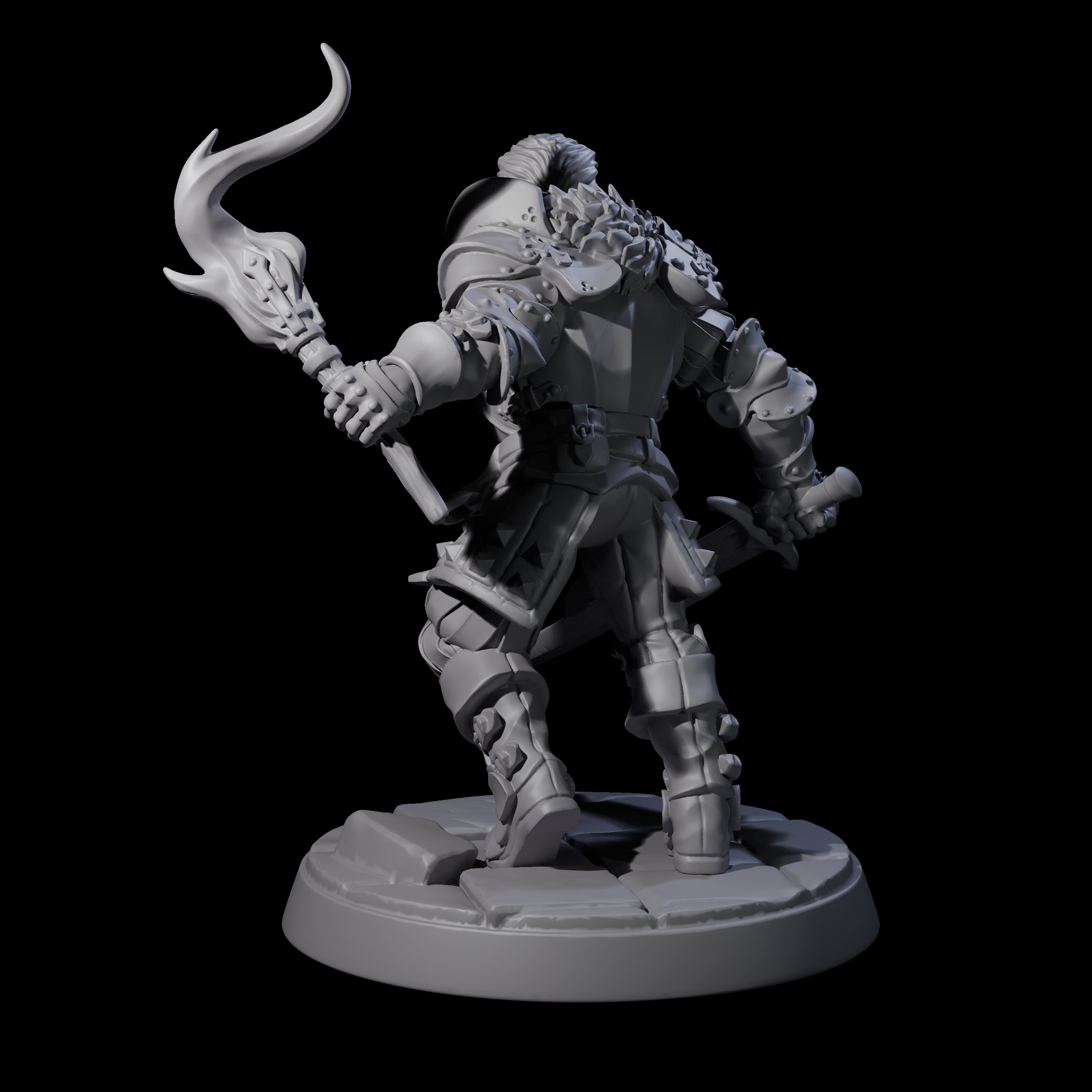 Clanking City Guard B Miniature for Dungeons and Dragons, Pathfinder or other TTRPGs