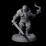 Clanking City Guard B Miniature for Dungeons and Dragons, Pathfinder or other TTRPGs