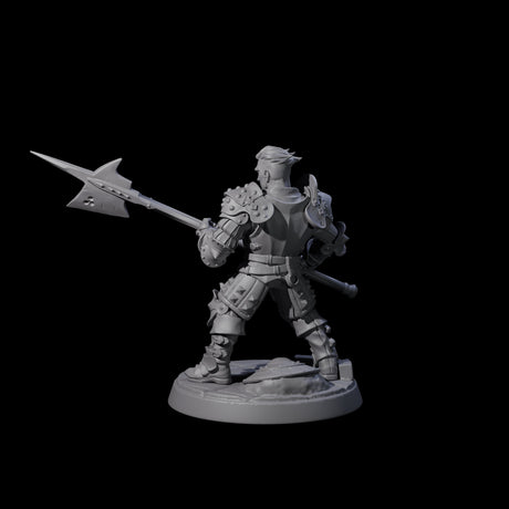 Clanking City Guard C Miniature for Dungeons and Dragons, Pathfinder or other TTRPGs