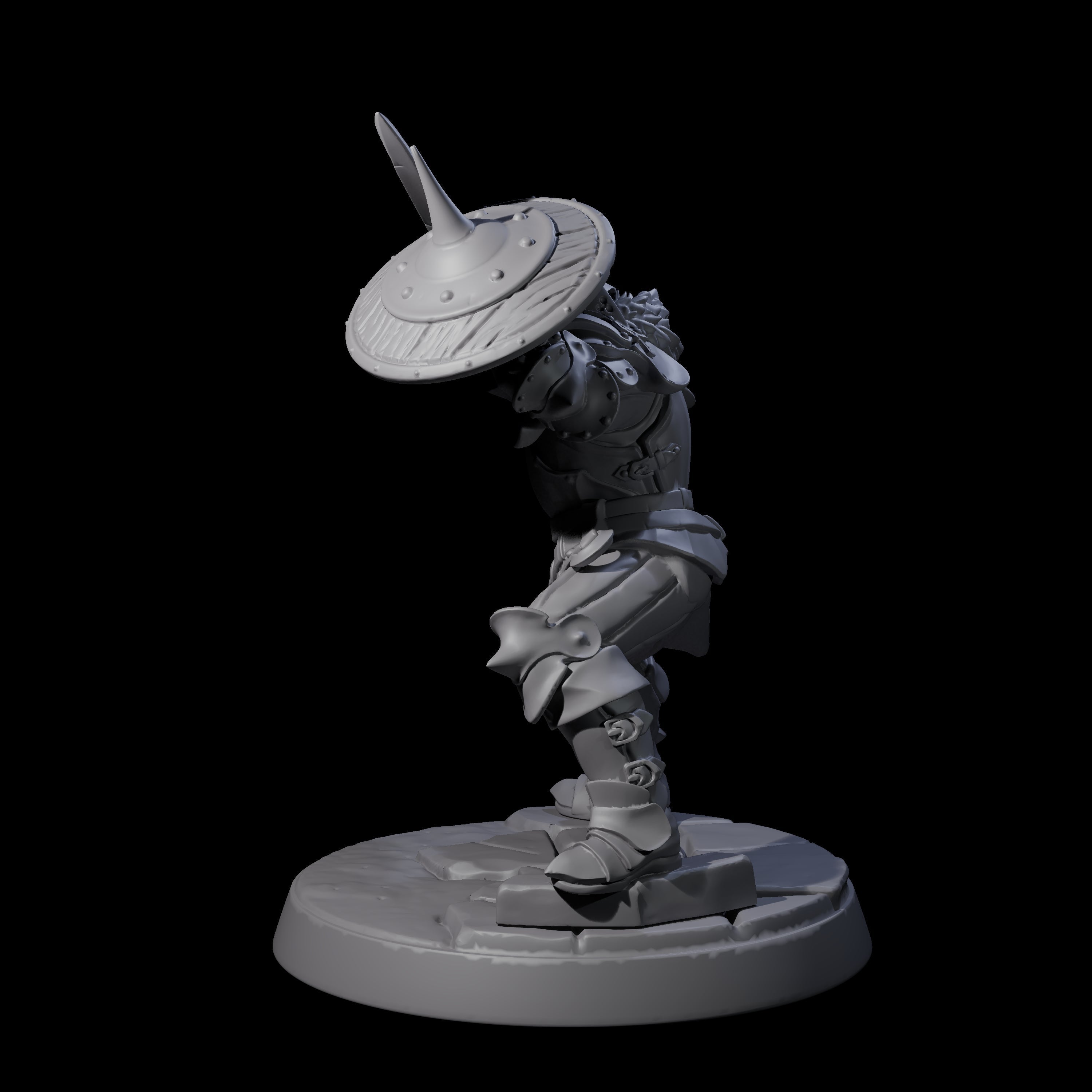 Clanking City Guard D Miniature for Dungeons and Dragons, Pathfinder or other TTRPGs