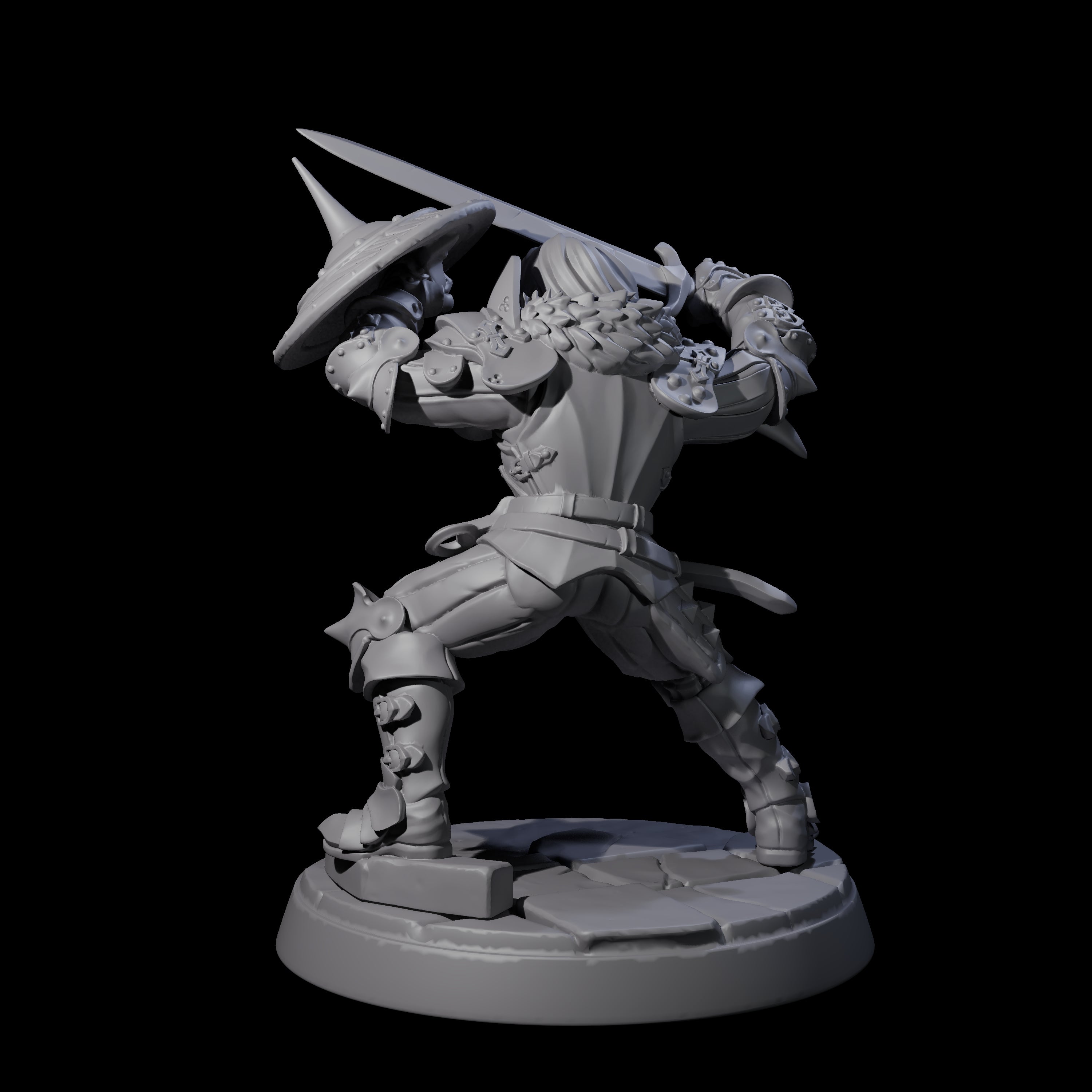 Clanking City Guard D Miniature for Dungeons and Dragons, Pathfinder or other TTRPGs